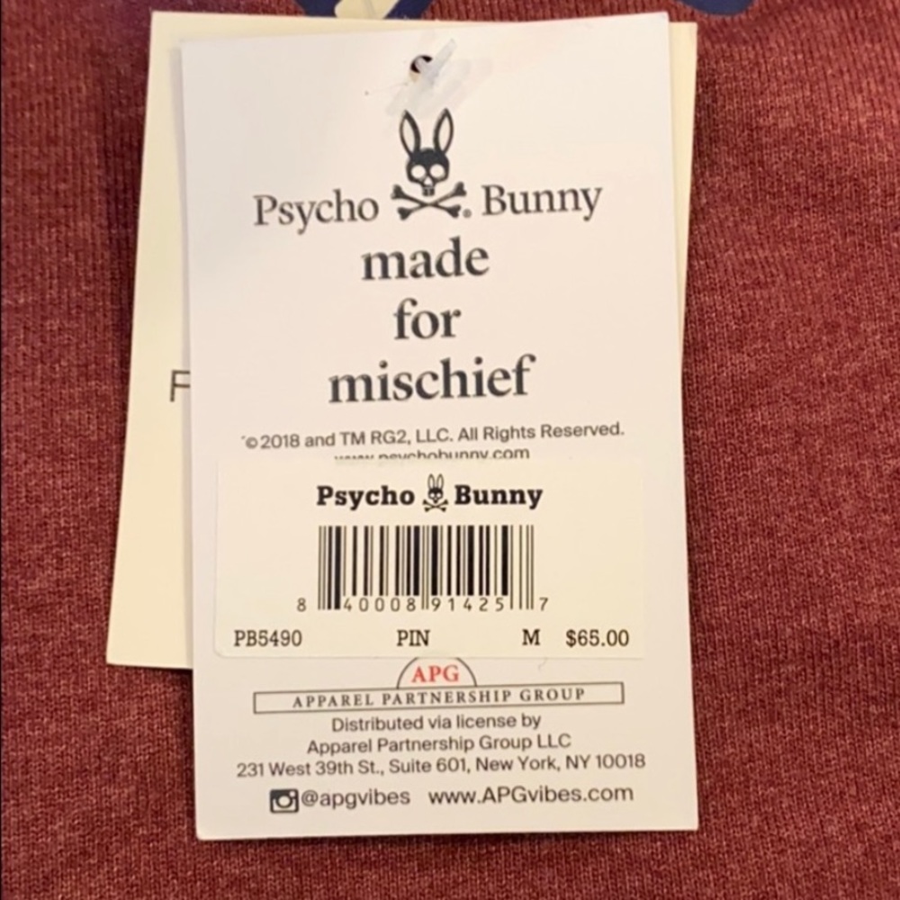 Psycho Bunny Fleece Jogger Lounge Pants NWT - Picture 5 of 5